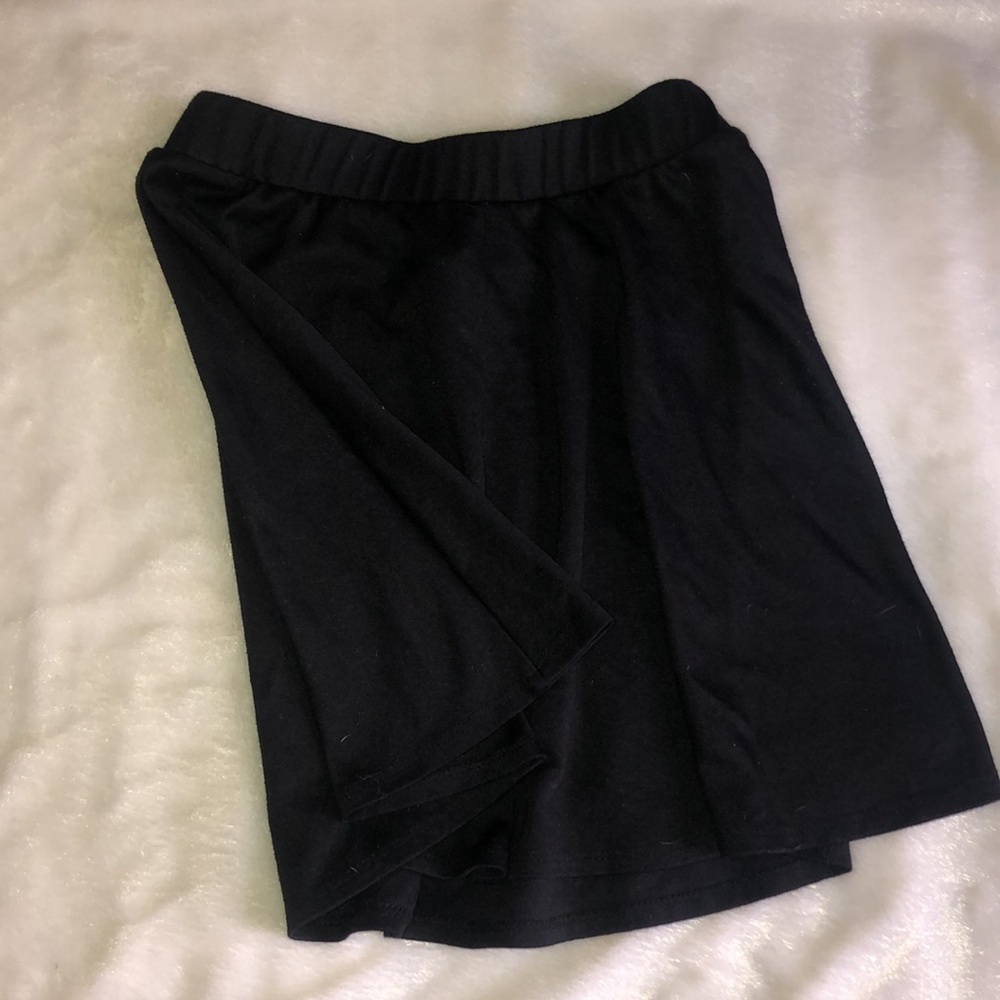 Pleated Black Skirt